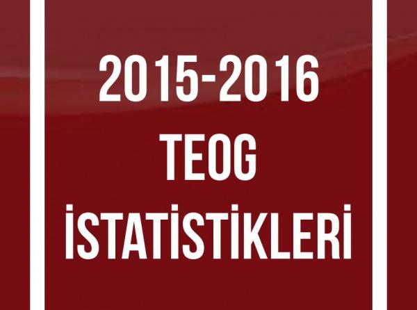 2015-2016 Eğitim-Öğretim Yılı TEOG İstatistiklerimiz